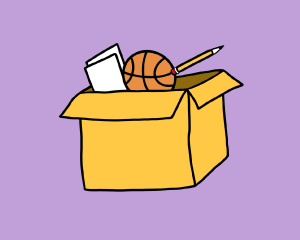 Camp-in-a-Box Package Illustration