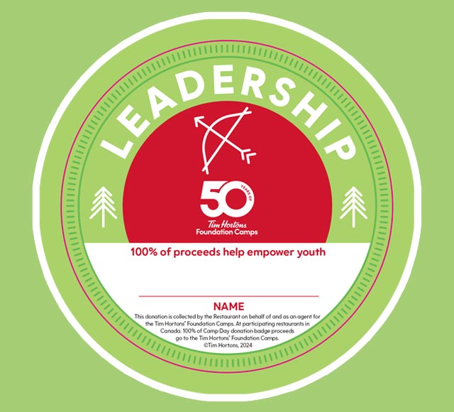 leadership camp day badge